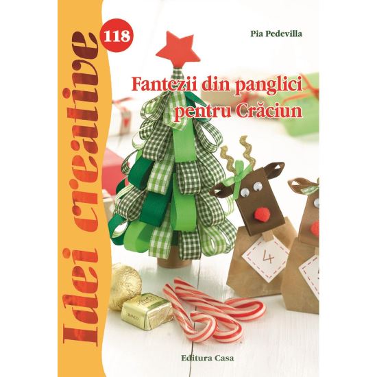 Fantezii din panglici pentru Crăciun - Idei creative 118