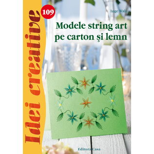 Modele string art pe carton şi lemn - Idei creative 109