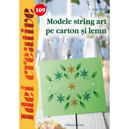 Modele string art pe carton şi lemn - Idei creative 109