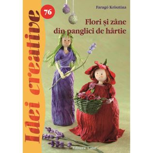 Flori şi zâne din panglici de hârtie - Idei creative 76