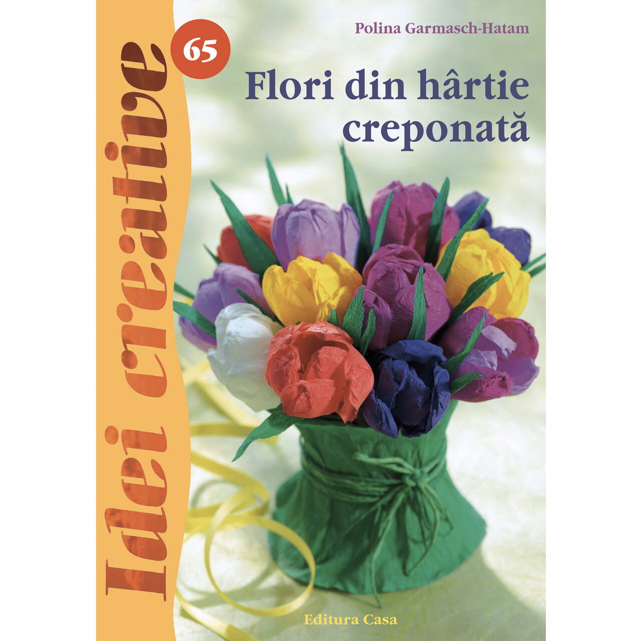 Flori din hârtie creponată - Idei Creative 65