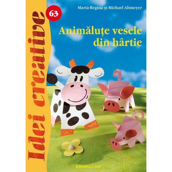 Animăluţe vesele din hârtie - Idei Creative 63