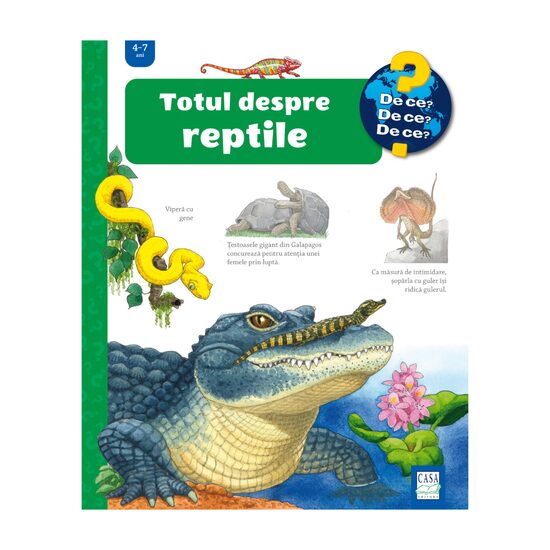 Totul despre reptile (De ce 4-7 ani)