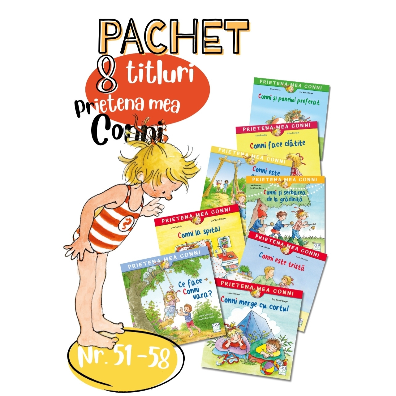 Pachet Conni 8 titluri (nr. 51-58)